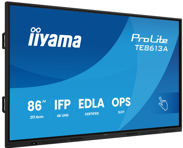 iiyama Touchmonitor TE8613A 217cm IPS TOUCH 86''/3840x2160/2xHDMI/DP/2xUSB-C (TE8613A-B2AG)