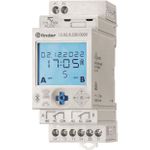 Finder Zeitschaltuhr für Hutschiene 12.B2.8.230.0000 2 Wechsler 30 A 400 V/AC Astronomisch, Zufallsschaltung, Jahresprogramm (12.B2.8.230.0000)