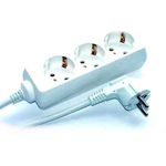 e+p E 52 3AC-Ausgänge 1.5m Weiß Verlängerungskabel (E 52)