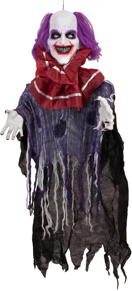 EUROPALMS Halloween Figur Clown Robby, animiert, 120cm (83316147)