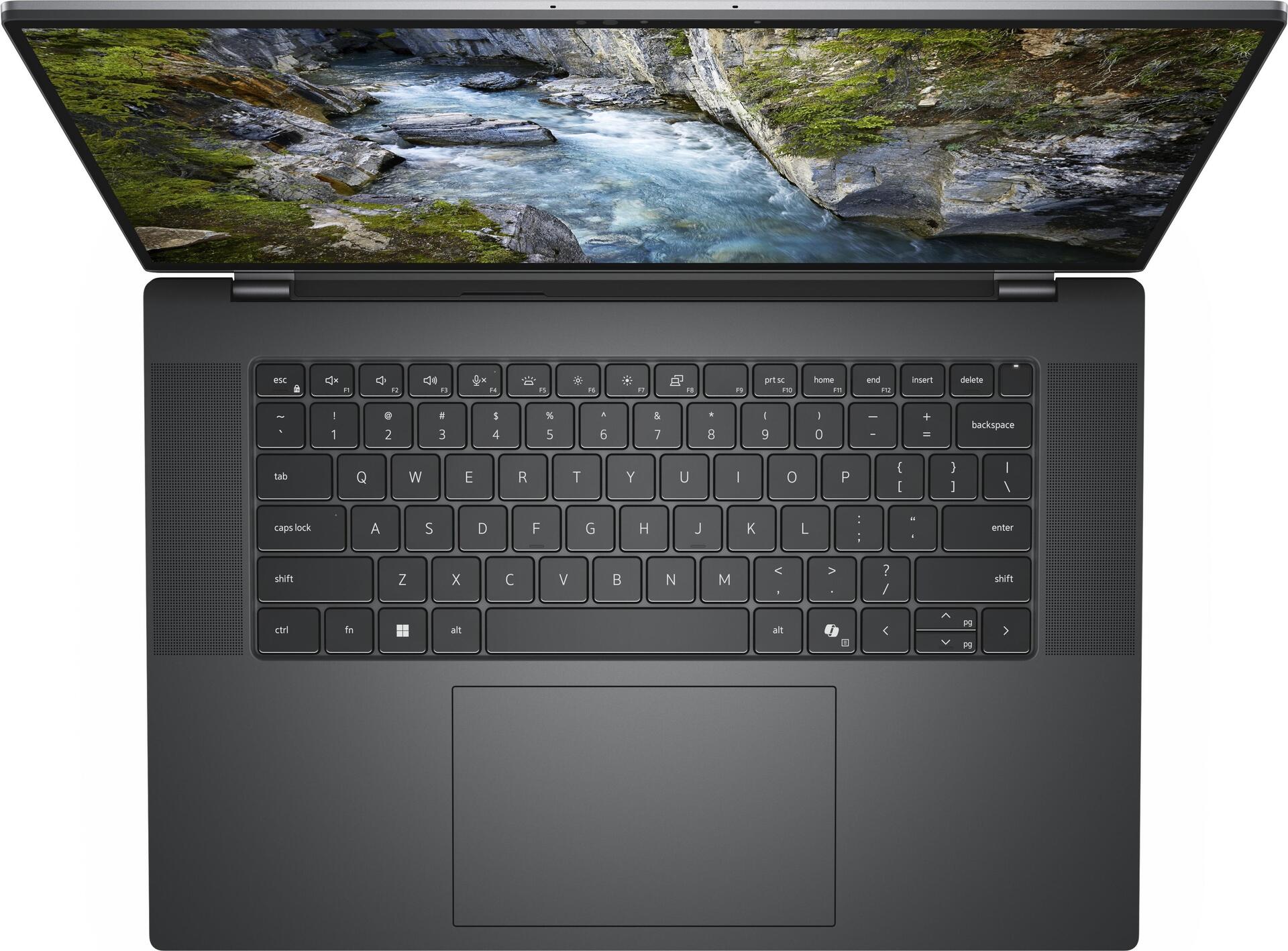 Dell Precision 5690 16" Intel Core Ultra 7 165H 32 GB RAM 1 TB SSD NVIDIA RTX 1000 Ada Anodisiertes Titan-Grau