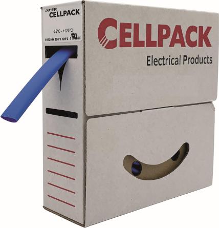 Cellpack GmbH Schrumpfschlauch in Abrollbox 10m SB 6.4-3.2 bl (127060)