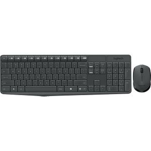 LOGITECH MK235 Wireless KeyboardundMouse GREY US INT (920-007931)