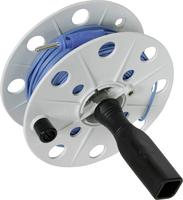 Dehn + Soehne Drahthaspel 50m, 0,75qmm, blau DHK40BSML0.75L50MBL (585320)