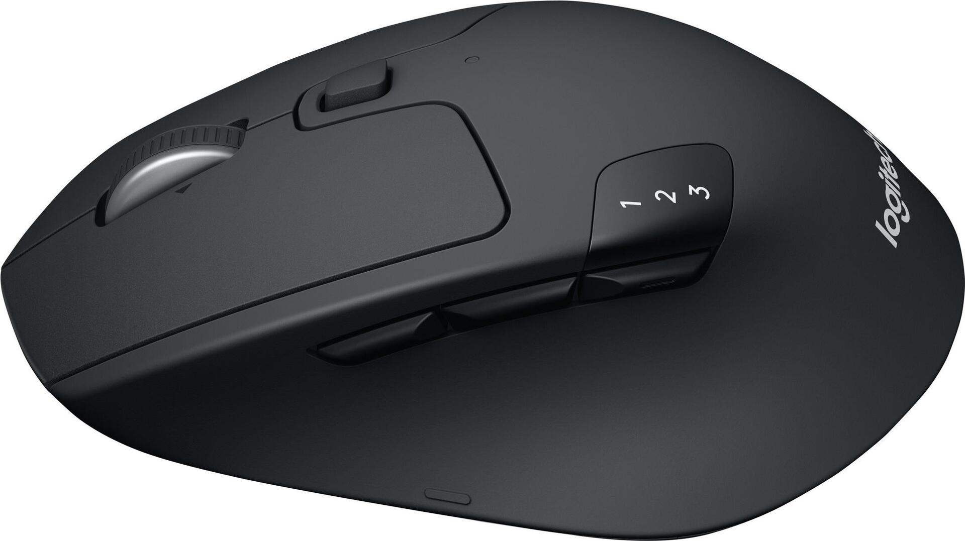 Logitech M720 Triathlon Maus Bluetooth 2.4 GHz Schwarz