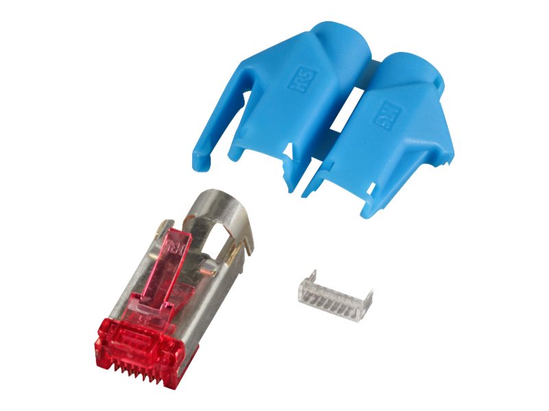 Hirose TM21 RJ45-Stecker STP CAT 6 Blau