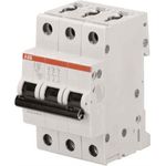 ABB Miniature Circuit Breaker 16 A 3-polig, Auslösecharakteristik C (S203-C16)