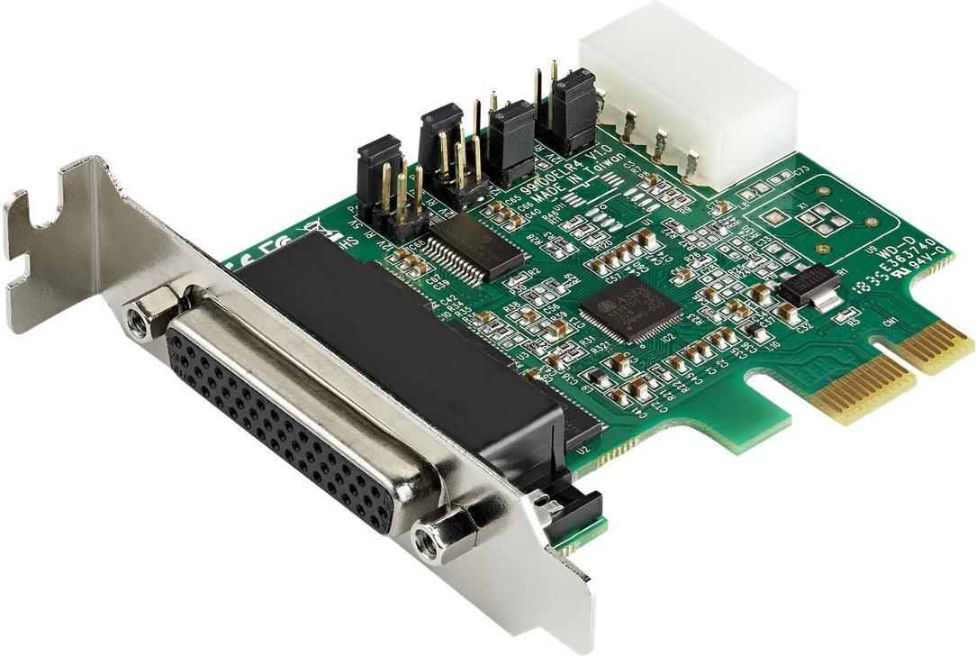 StarTech PEX4S953LP PCI Express Serielle Schnittstellenkarte mit 4 Ports RS-232, 16950 UART, Low Profile