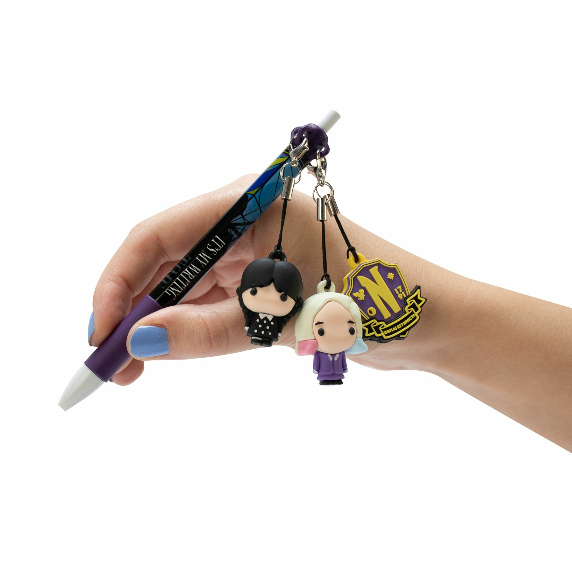 BLUE SKY Thumbs Up! Mini Stift mit Anhänger - Wednesday Schwarz, Blau