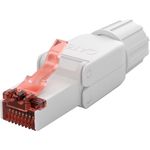 Goobay CAT 6 feldkonfektionierbarer RJ45-Stecker UTP ungeschirmt - für 5.0-8.5 mm (65942)