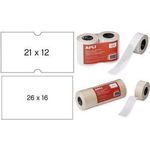 agipa Etiketten, rechteckig, weiss, 21 x 12 mm removable, Inhalt: 1.000 Etiketten (pro Rolle) - 6 Stück (100911)