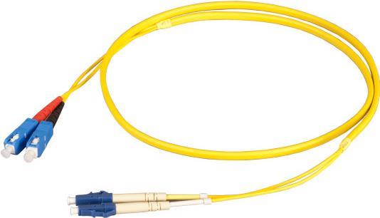 EFB-Elektronik Duplex Jumper LC-SC 9/125µ, OS2, LSZH, gelb, Flat Twin 3x5mm, 15m Hersteller: EFB Elektronik (O0360FT.15)