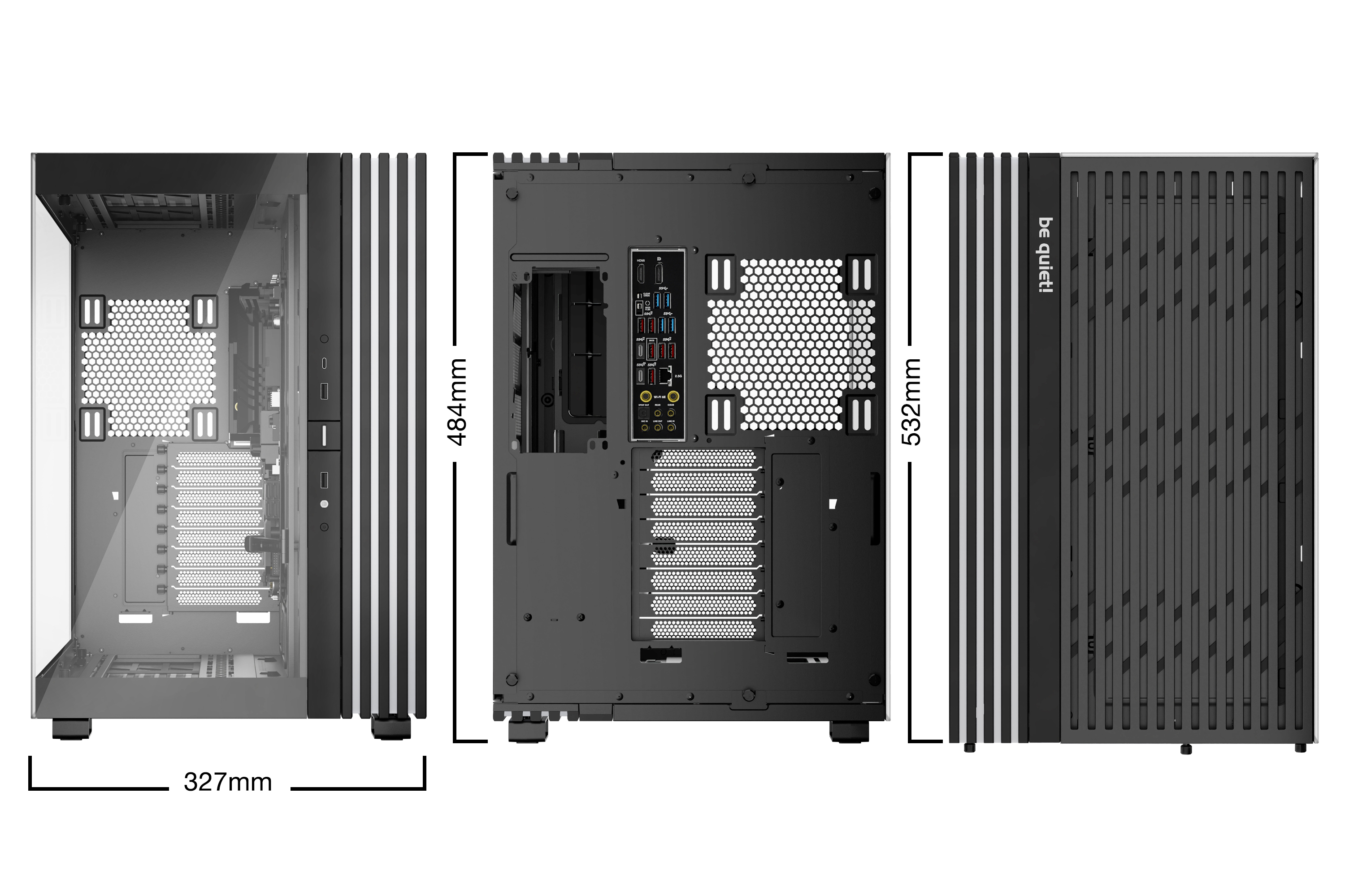 be quiet! Light Base 900 DX Full-Tower Systemgehäuse E-ATX ARGB Schwarz