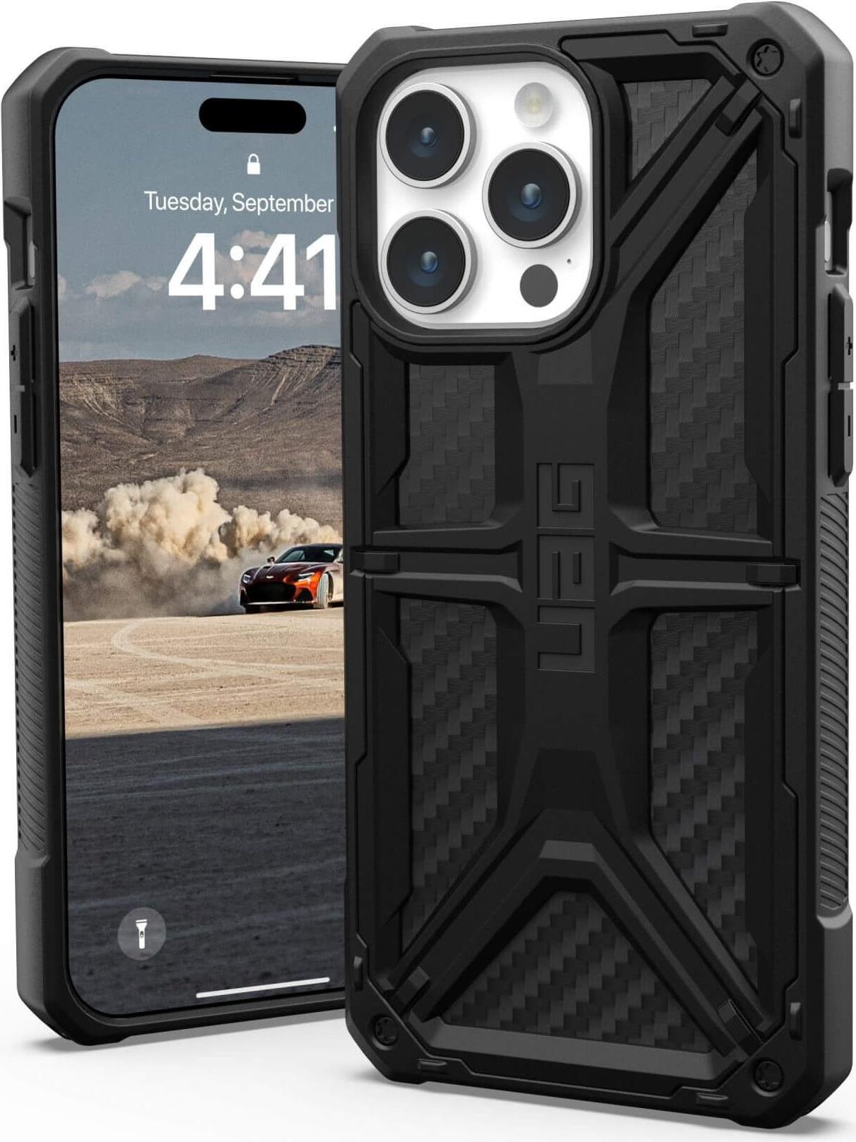 UAG Urban Armor Gear Monarch Case | Apple iPhone 15 Pro Max | carbon fiber | 114298114242 (114298114242)