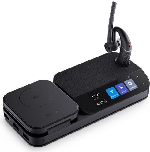 Yealink Bh71-Workstation In-Ear Office/Call Center Bluetooth Charging Stand Black (BH71 WORKSTATION)