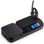 Yealink Bh71-Workstation In-Ear Office/Call Center Bluetooth Charging Stand Black (BH71 WORKSTATION)