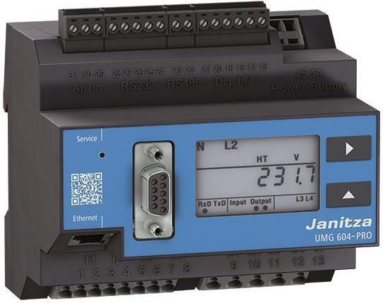 Janitza Electronic Netzanalysator UL 95..240VAC,135..340D UMG 604E-PRO230V(UL) (5216202)