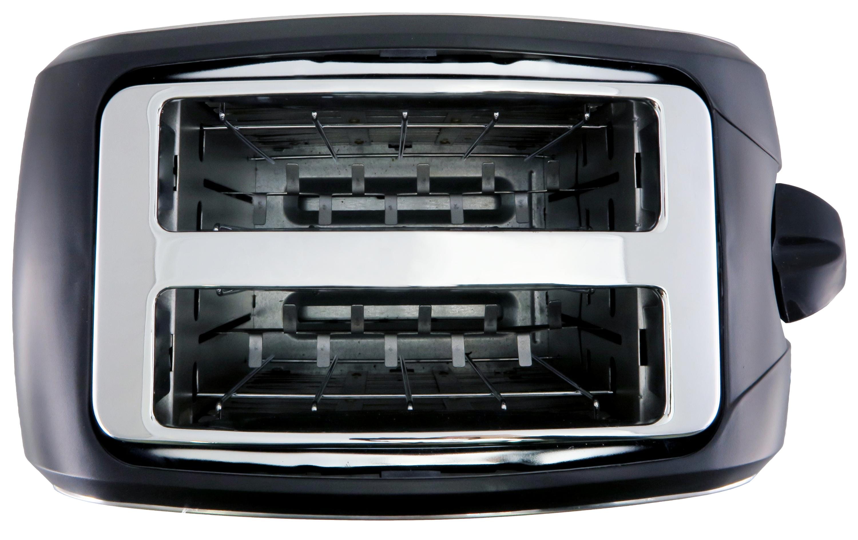 Trisa Crispy Snack Toaster 4 Scheiben Edelstahl Schwarz