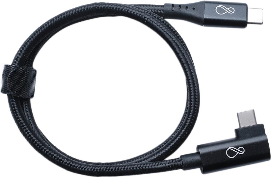 Bachmann Ochno USB-C Kabel gewinkelt 0.7m schwarz (920.0011)
