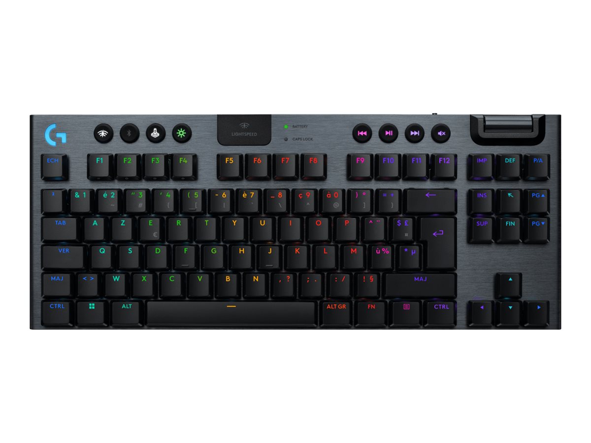 Logitech G Series G915 X LIGHTSPEED TKL Gaming Tastatur AZERTY RGB Schwarz