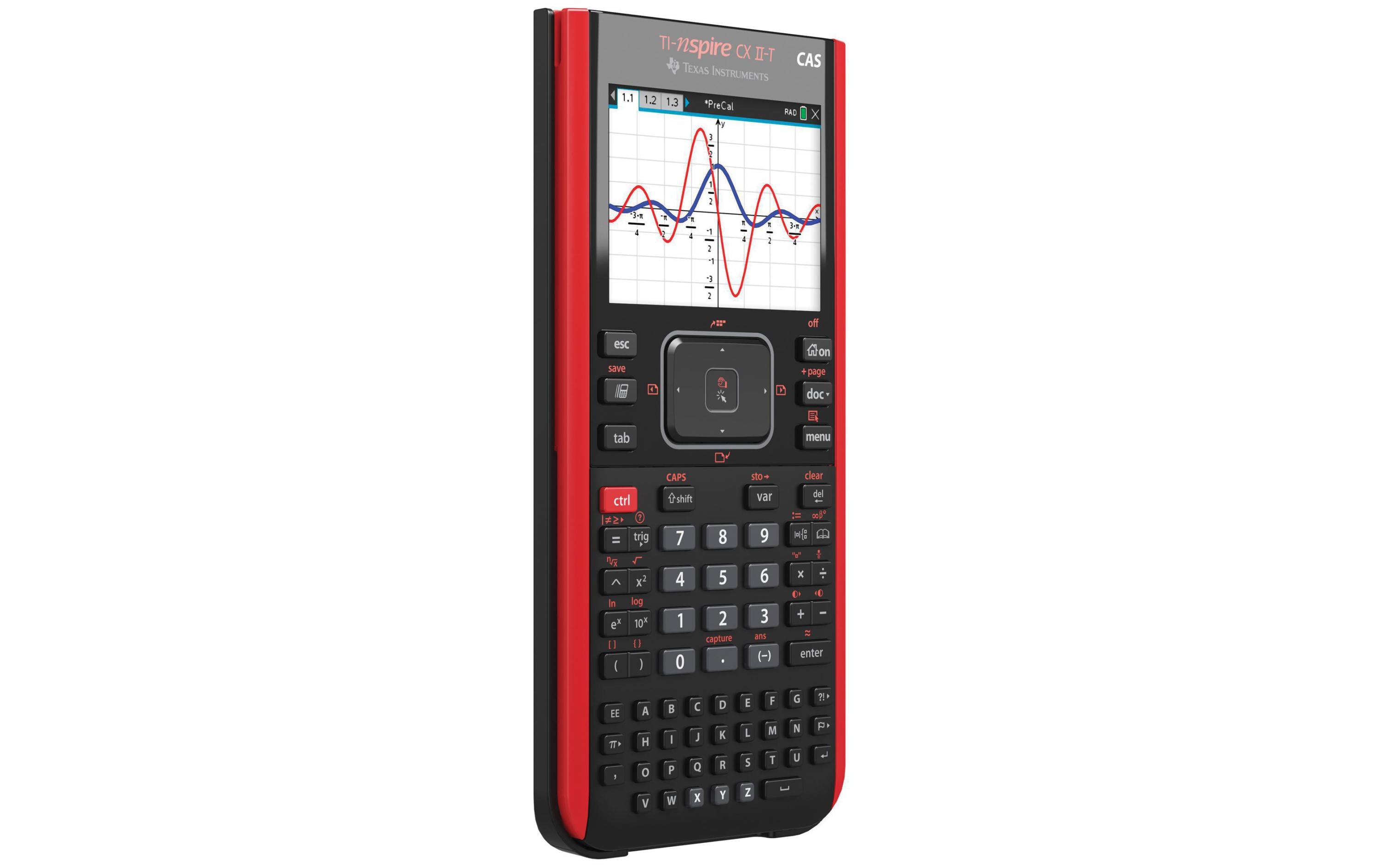 Texas Instruments TI-Nspire CX II-T CAS Grafikrechner Schwarz