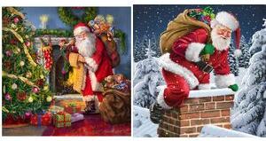 PAPSTAR Weihnachts-Motivservietten "Christmas Eve" 330 x 330 mm, bedruckt, 1/4 Falz, 3-lagig - 1 Stück (88677)