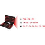KS TOOLS Feinmechanik-Schraubendreher-Satz PH, Schlitz, TX, 14-tlg. (500.7170)
