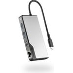 ALOGIC UCFUPRGEV2-SGR laptop-dockingstation & portreplikator USB 3.2 Gen 1 (3.1 Gen 1) Type-C Schwarz - Grau (UCFUPRGEV2-SGR)