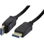 Kabel Video DisplayPort 2.0, ST/ST, 1,0m, Ultra HD II 10K@60HZ , 8 Bit HDR DSC , Synergy 21 (S215438V5)