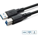 MicroConnect ColorFlex USB 3.2 A-B Gen 1 (USB3.0AB1B-LSZH)