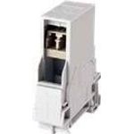 Telegärtner STX Tragschienen Verbinder inkl. LWL LC-Duplex Kupplung, Multimode, für Hutschienenbefestigung im Schrank (H82000A0018)