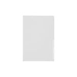 LEITZ Sichthülle extrastark, A4, PP, genarbt, 0,17 mm oben und seitlich offen, dokumentenecht, mit Daumenaus- (4060-00-00)