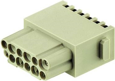 HARTING Deutschland GmbH & Co. KG Buchseneinsatz 12 pol. 10A 250V 09 14 012 2732 (09140122732)