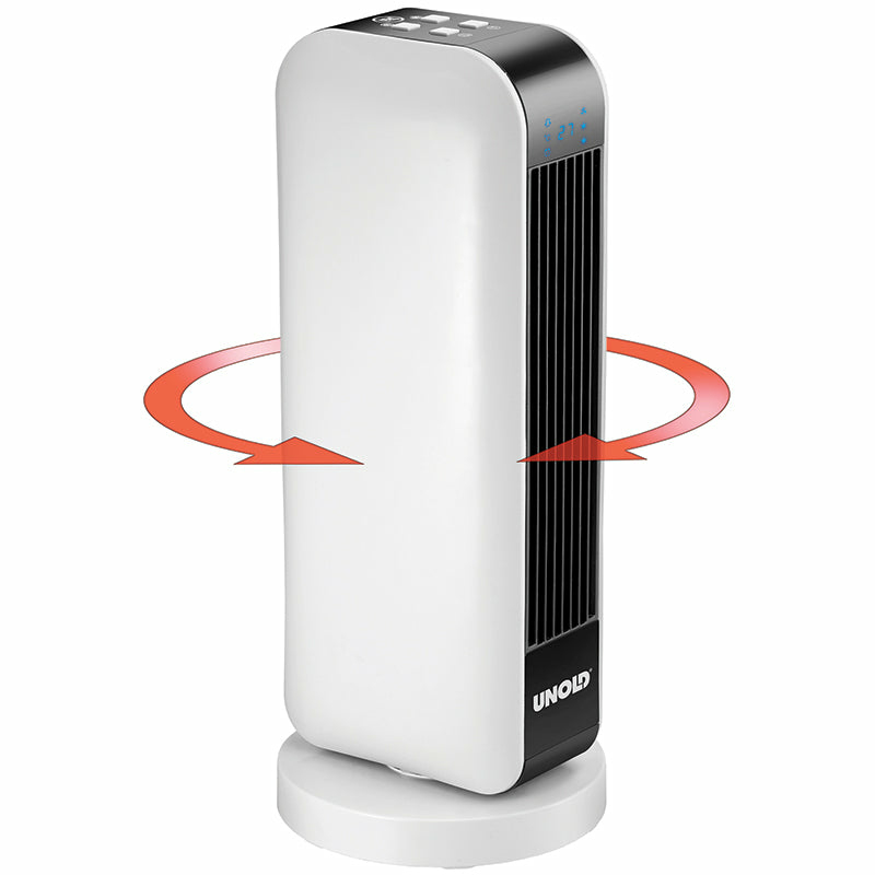 Unold 86430 Keramik-Heizlüfter 2000 W Schwarz, Weiß