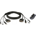 Aten 1,8 M USB DVI-D Dual-Link Secure KVM Kabel-Set (2L-7D02UDX2)
