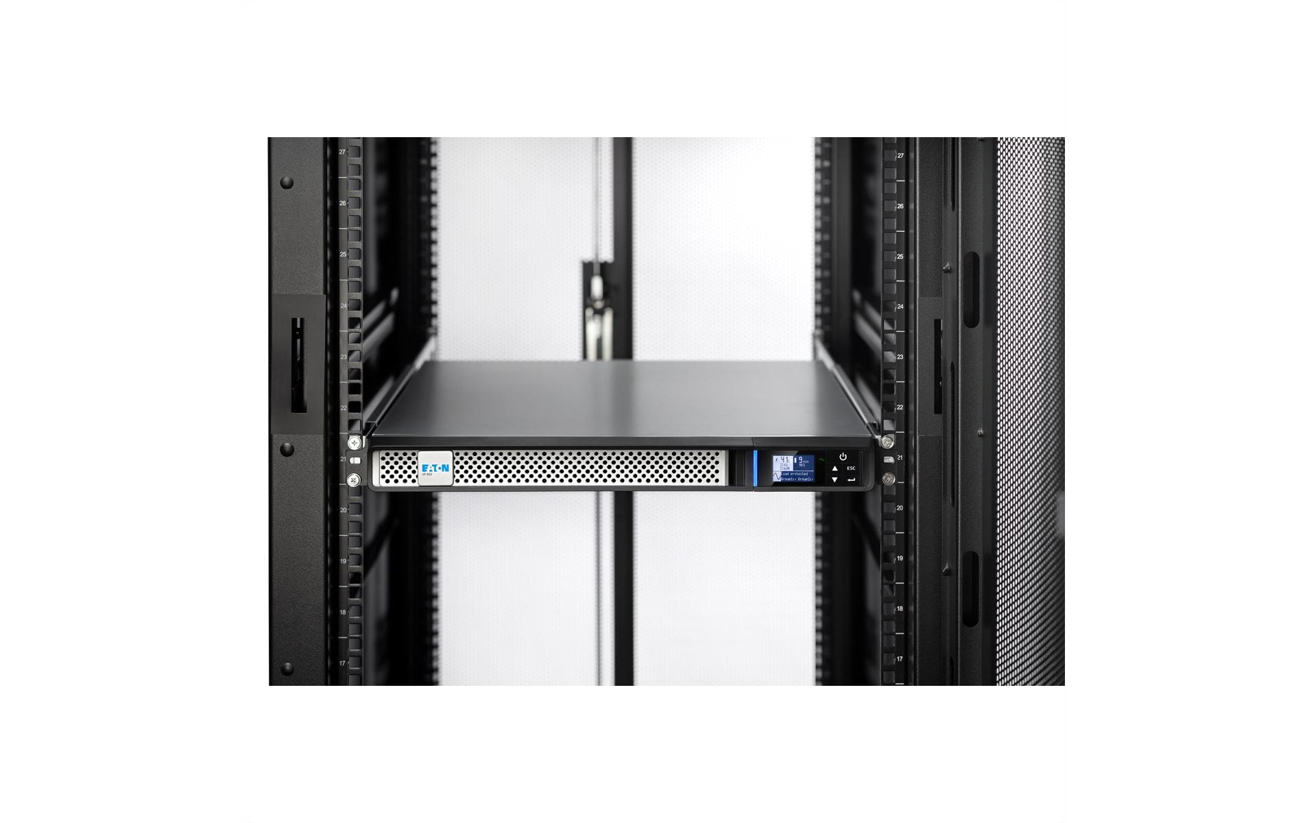 Eaton 5P 1150iR Gen 2 USV 1150 VA / 920 W Line-Interactive 1U Rack Schwarz/Silber