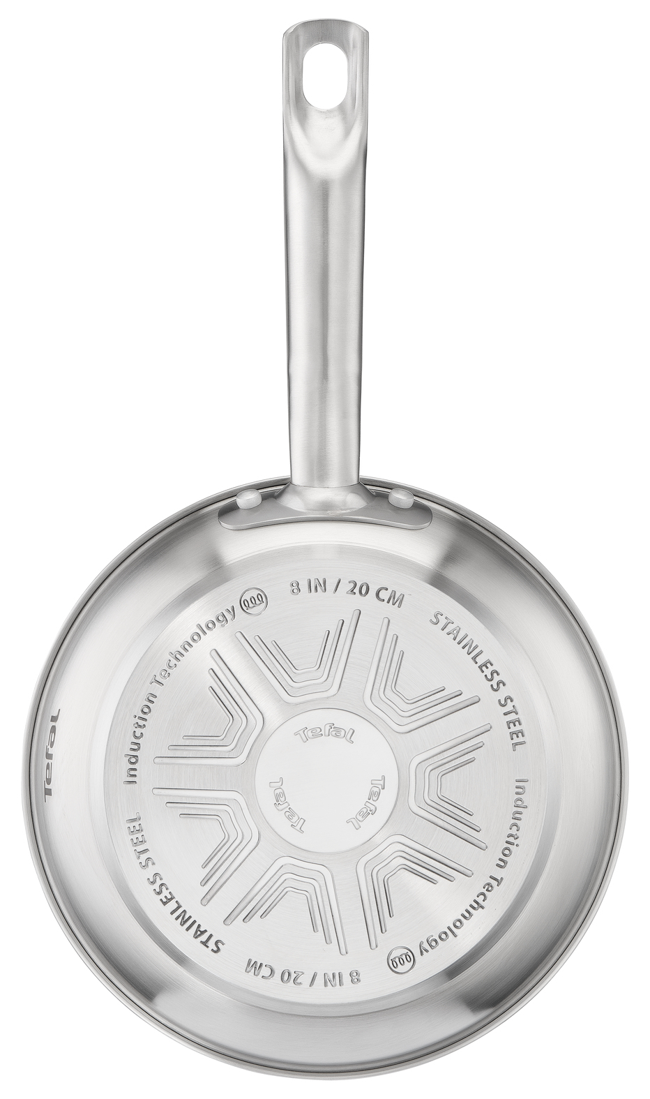 Tefal Virtuoso E49206 Bratpfanne 28 cm Silber