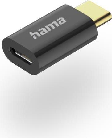 Hama USB-C-Adapter, Micro-USB-Buchse - USB-C-Stecker, ohne Kabel, 480 Mbit/s (00201531)