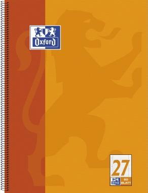 Oxford Collegeblock A4+ liniert 80 Blatt 90 g/m² Orange