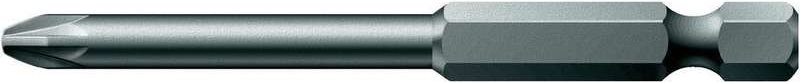 Wera PZ1 Tieflochbit - 70 mm 05 060027 001 Pozidriv Bit Impaktor PZ 1 6,3 mm (1/4") Länge:70 mm (05 060027 001)