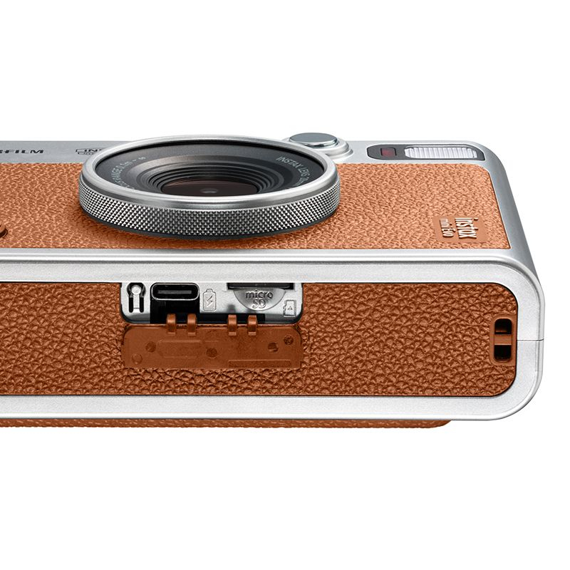 Fujifilm Instax mini Evo Braun, Silber