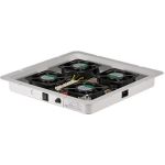 EFB-Elektronik Dachlüfter 2-fach für PRO & ESV, Öffnung A, inkl. Thermostat, RAL9005 Hersteller: EFB Elektronik (PRO-LFD02AT.TS)