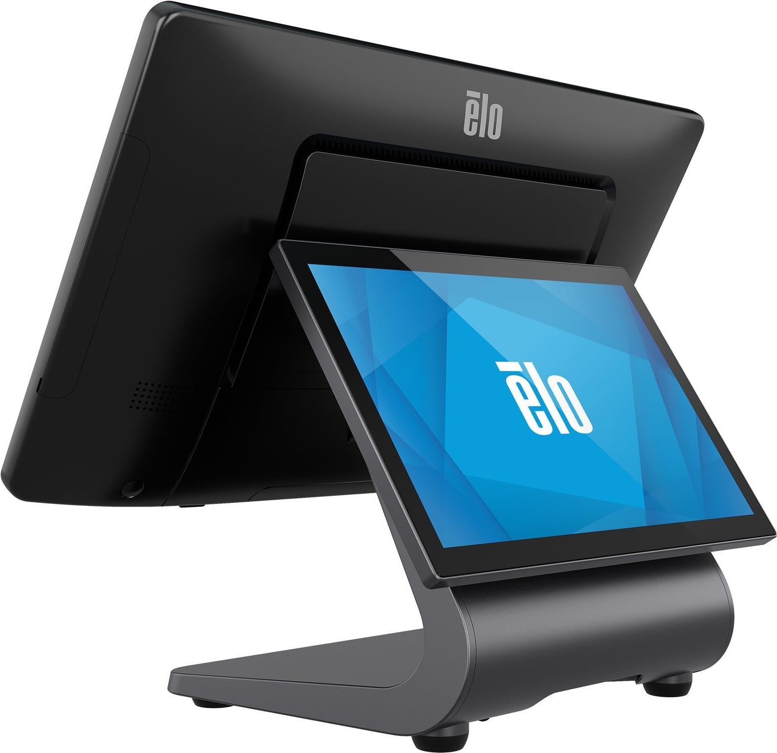 Elo E-Series 3, 8GB RAM, 128GB SSD, WiFi, 39,6cm (15,6''), Full HD, USB, USB-C, RS232, BT, Ethernet, Intel Celeron, SSD, Kit (RS232), schwarz Kassensystem, Bildschirmdiagonale: 39,6 cm (15,6''), Touchtechnologie: kapazitiv, Multi Touch, Auflösung: 1920x1080 Pixel, VESA Mount (75x75 mm), Helligkeit 200cd, Kontrast: 500:1, Anschluß: USB (2.0, 3.0), USB-C, RS232, Bluetooth (Klasse 5.3), Ethernet, Wi-Fi 6, Kassenladenanschluss, Audio, Intel Celeron, RAM: 8GB, SSD: 128GB, inkl.: Kabel (RS232), Netzteil, Netzkabel (EU, US), QSG, separat bestellen: Betriebssystem, Farbe: schwarz (E850098)
