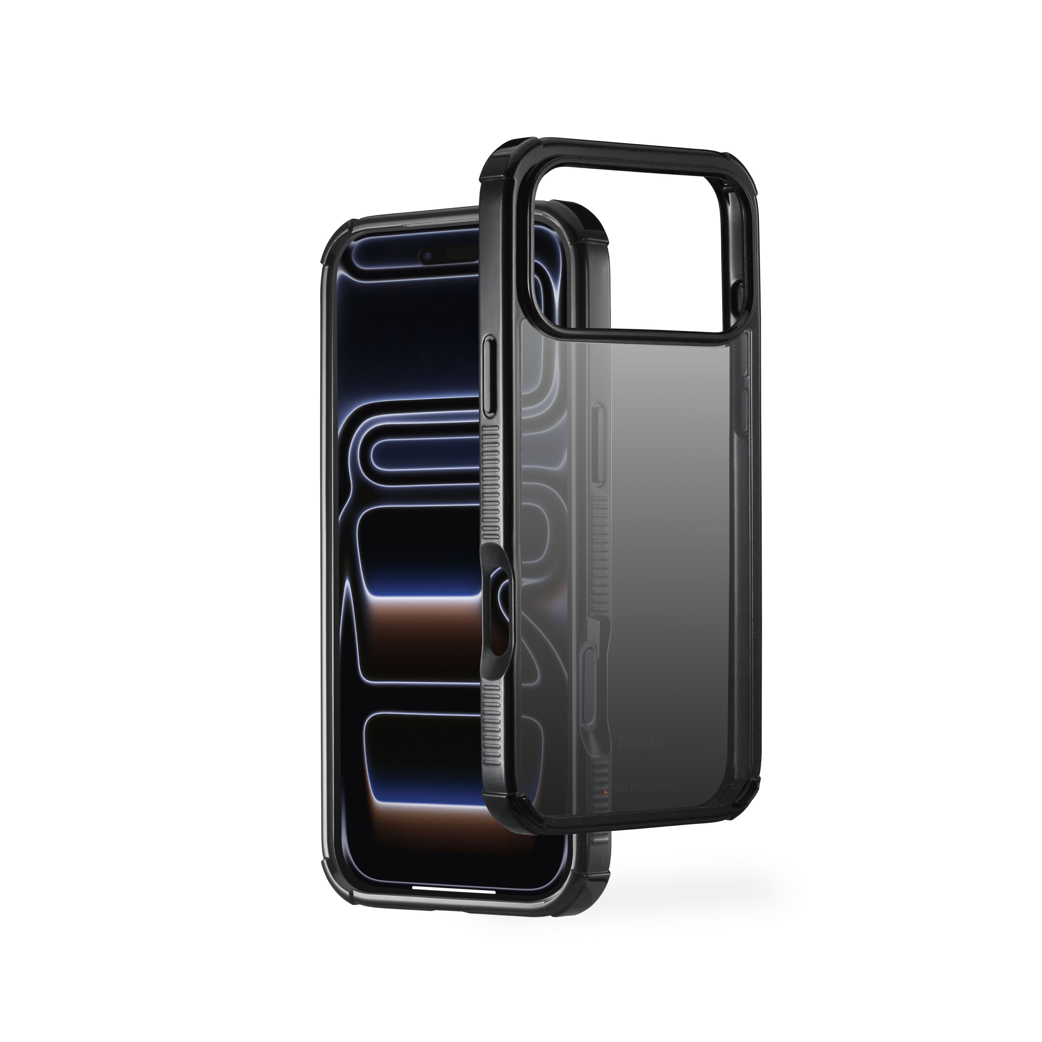 Hama Handyhülle Extreme Protect für Apple iPhone 17 Pro Max, Schwarz (00232413)