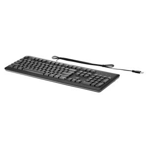 Hewlett-Packard HP Keyboard USB Tastaturlayout Französisch schwarz (QY776AA#ABF)