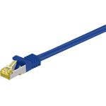 DSIT RJ45 Netzwerkkabel S/FTP (PiMF), mitCat.7 Rohkabel, Blau, 10m (DC-74-100)