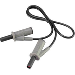 VOLTCRAFT Hochflexible Sicherheits-Messleitung [Lamellenstecker 4 mm - Lamellenstecker 4 mm] 0.5 m Schwarz MSB-501 10 A (VC-8063365)