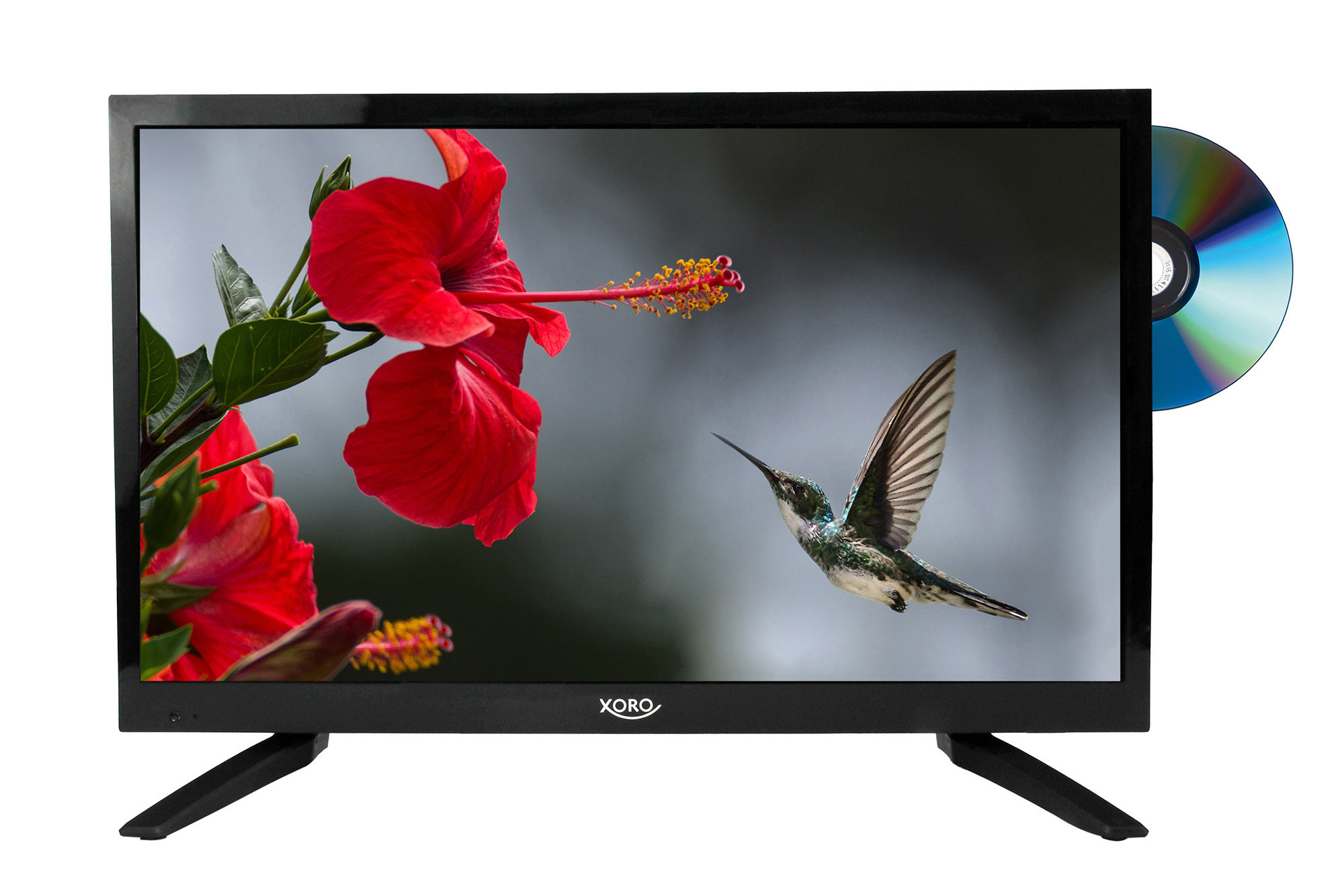 Xoro HTC 2249 21,5" Full HD LCD-Fernseher DVD-Player Triple Tuner USB CI+ 12V Schwarz
