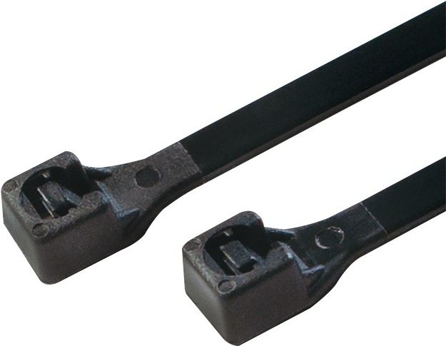LOGILINK - Set of 100 pcs ties length 50cm, black (KAB0041B)