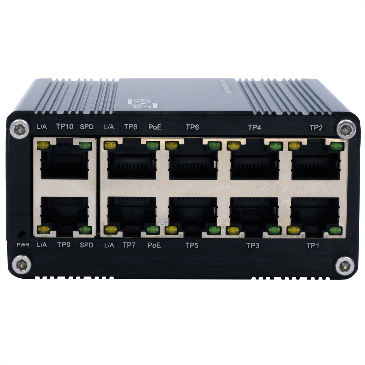 Exsys EX-62025POE 10-Port Industrial Gigabit PoE-Switch Unmanaged